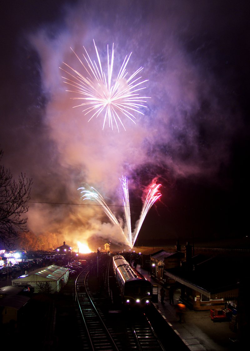 Ride the Rocket Firework Train, Llangollen Wales